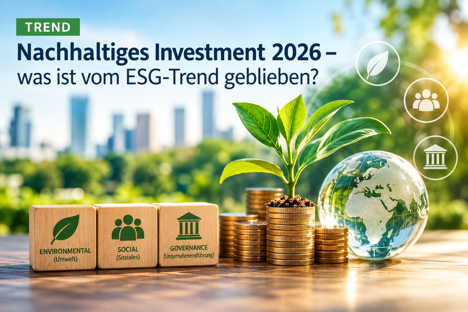 Nachhaltiges Investment Anlegertag Welches sind ESG und nachhaltige Investment?